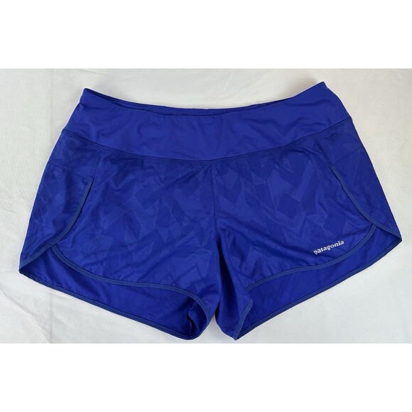 Patagonia Pants - PATAGONIA WOMEN'S LINED STRIDER SHORTS 3.5 IN INSEAM BLUE SIZE LARGE